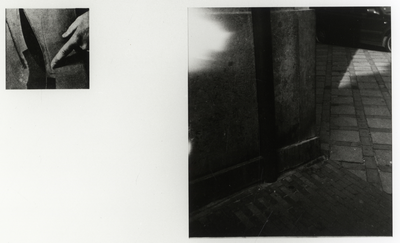 108578 Detail van de hoek van het Oudkerkhof en de Korte Minrebroederstraat te Utrecht.N.B. Zie ook het Utrechts ...